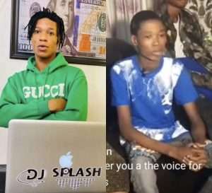Before and After pictures of Naria Marley DJ splash 